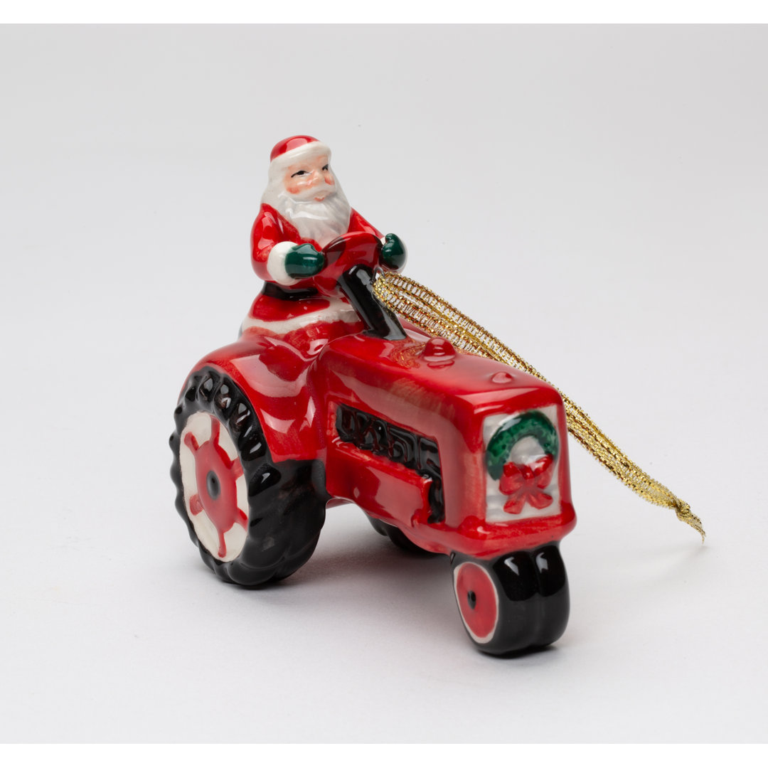 3.25'' Handmade Ceramic Hanging Figurine Ornament The Holiday Aisle®