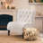27" Wide Boucle Upholstered Lounge Chair-292103761