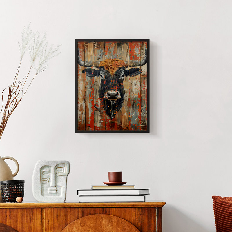 ANIMALS Series DVII - reproduction encadrée de qualité supérieure - prête à être accrochée - aucun clou requis