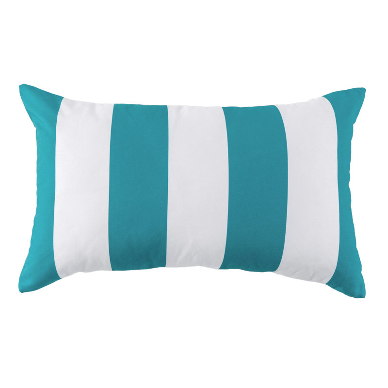 Outdoor Rectangular Pillow Cover & Insert, Aqua Green
