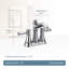 Robinet de salle de bain central avec ensemble de drain Moen Belfield-94322049