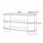 Creative elliptical open storage console table-449822562