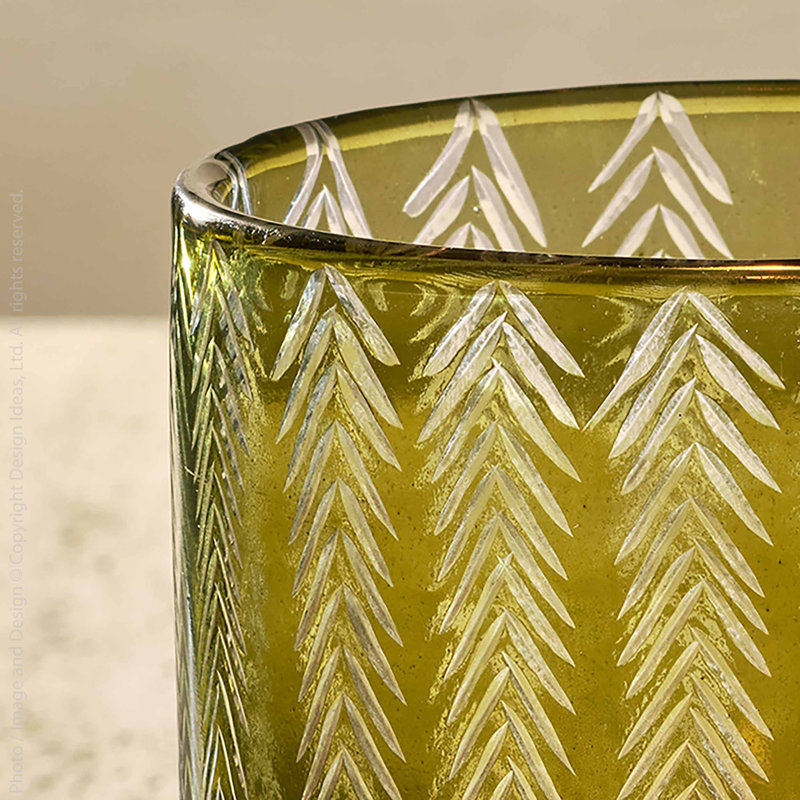 10'' H Glass Tabletop Pillar