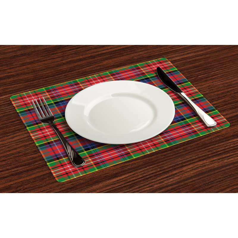 Polyester Abstract Rectangle Placemat