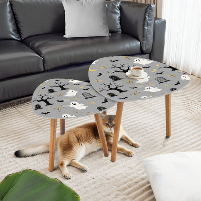 Ensemble de 2 tables gigognes Triangle