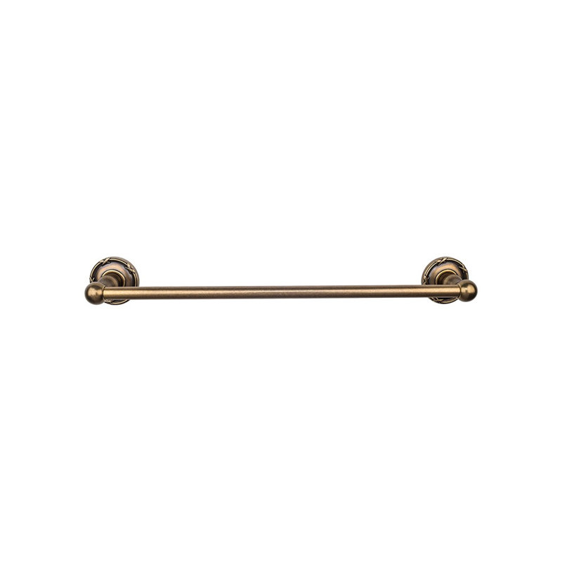 Edwardian Bath Single 32 1/2" Wall Mounted  Towel Bar, German Bronze