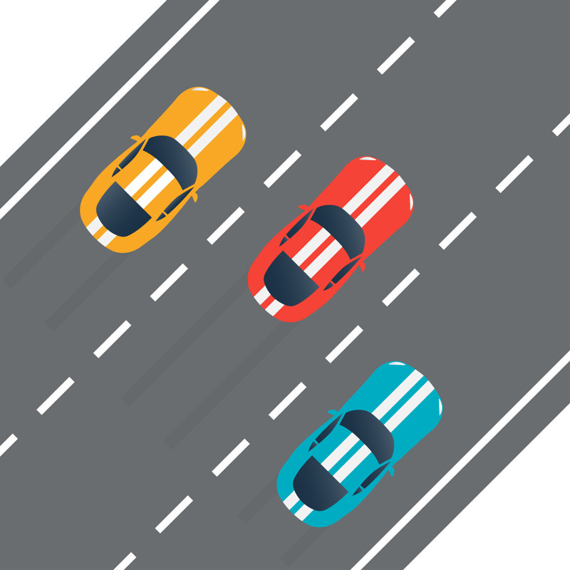 Voiture de course - impression sur toile tendue, H 12 po x l 12 po