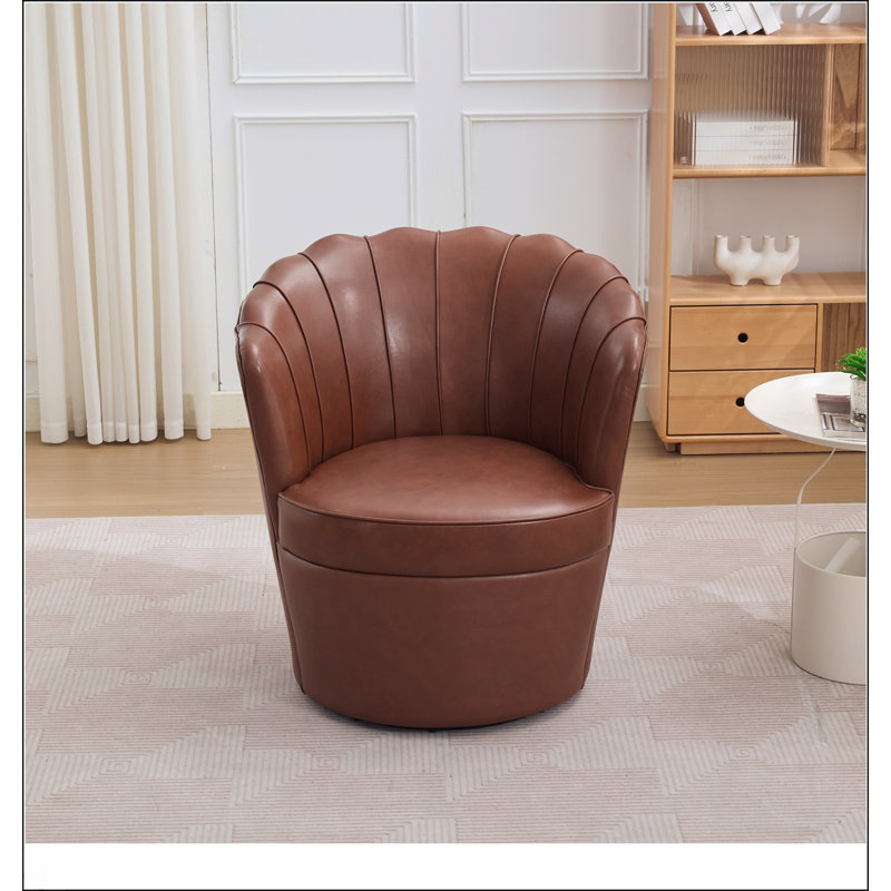Chaise de bureau Petal, Brun