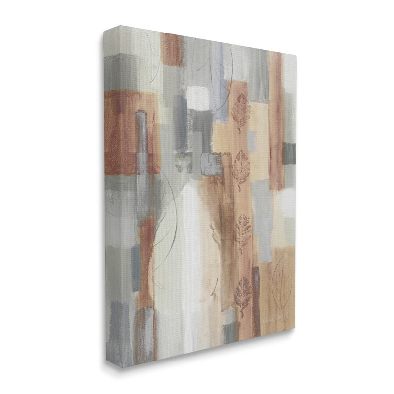 Motif rectangulaire irrégulier de filigranes biologiques, Plaque murale, H 16 po x l 20 po