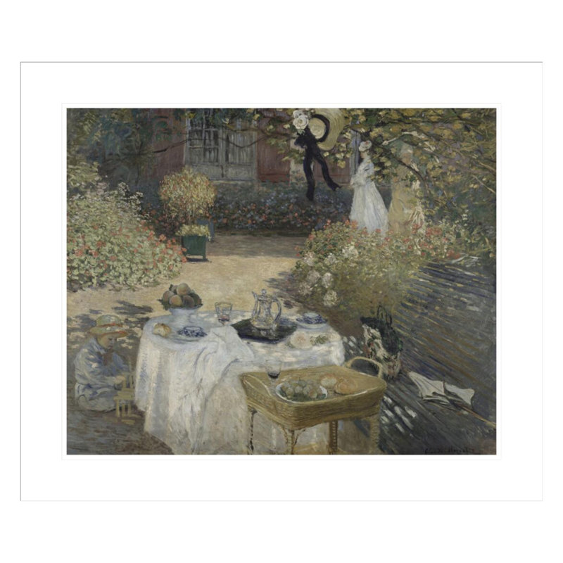 Son fils Jean. par Claude Monet, impression giclée encadrée, H 23,5 po x l 27,56 po