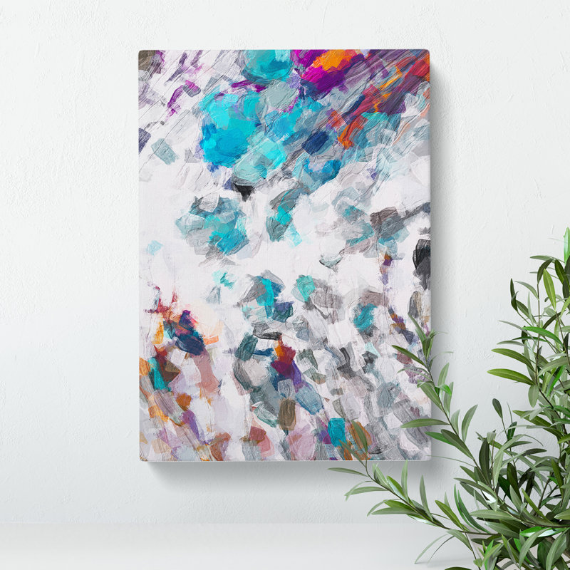 Future Code Abstract - Wrapped Canvas Print, 60cm H x 40cm W x 3cm D
