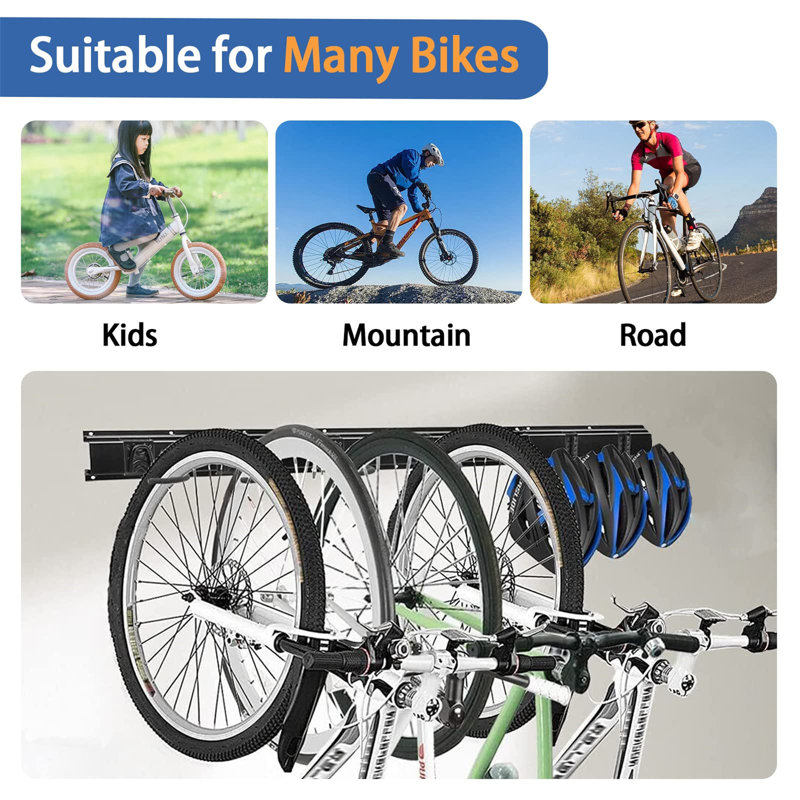 Metal Wall Mounted Bike Rack