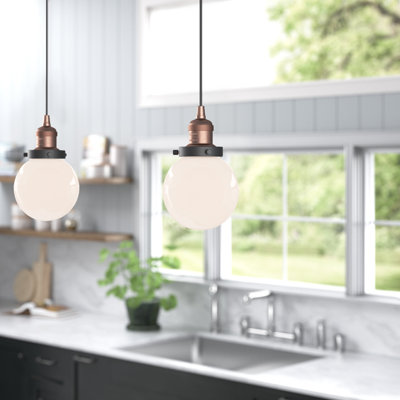Luminaire suspendu sphère 1 lumière Chippewa