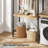 Laundry Room Organization and Storage,5 Tier Wood Over The Washer and Dryer Storage Shelf with Drying Clothes Racks,Space Saver Heavy Duty Bathroom Laundry Shelf for Home Storage and Decor-115356130-115356132