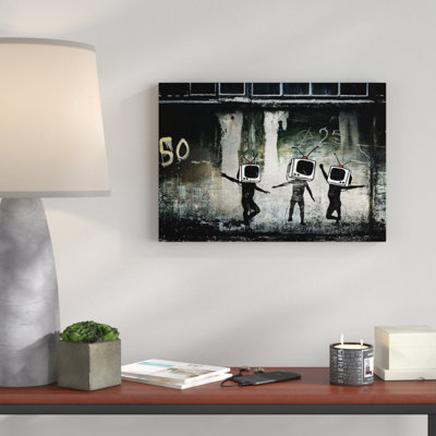 Banksy - Wrapped Canvas Print