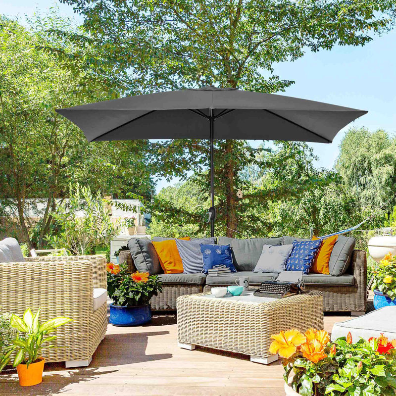 295cm Market Parasol, Black