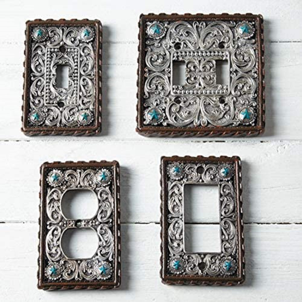 World Menagerie Ebros Set Of 2 Novelty Rustic Country Western Tuscany