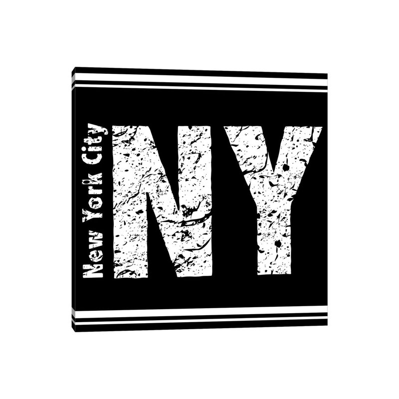 NY by Kimberly Allen - Wrapped Canvas Print, 66.04 cm H x 66.04 cm W x 1.91 cm D