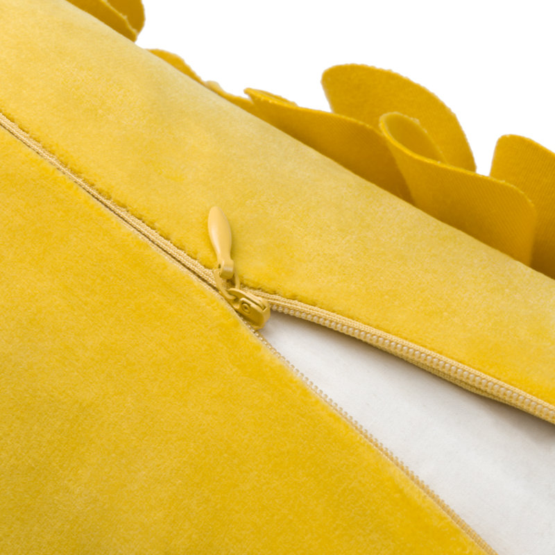  Sunflower Lumbar Rectangular Indoor/Outdoor Pillow Cover, Yellow