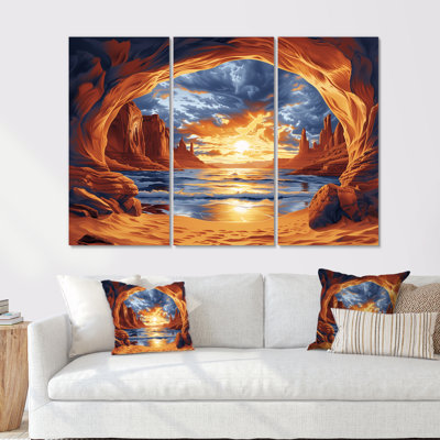Ensemble de salon Markaysia - Canyon Wall Art