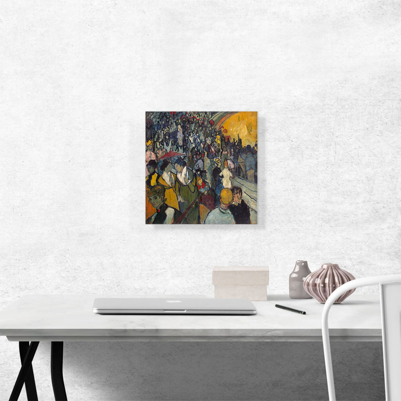 "Arène à Arles 1888" par Vincent Van Gogh, reproduction d'art sur toile tendue, H 12 po x l 12 po x P 1,5 po