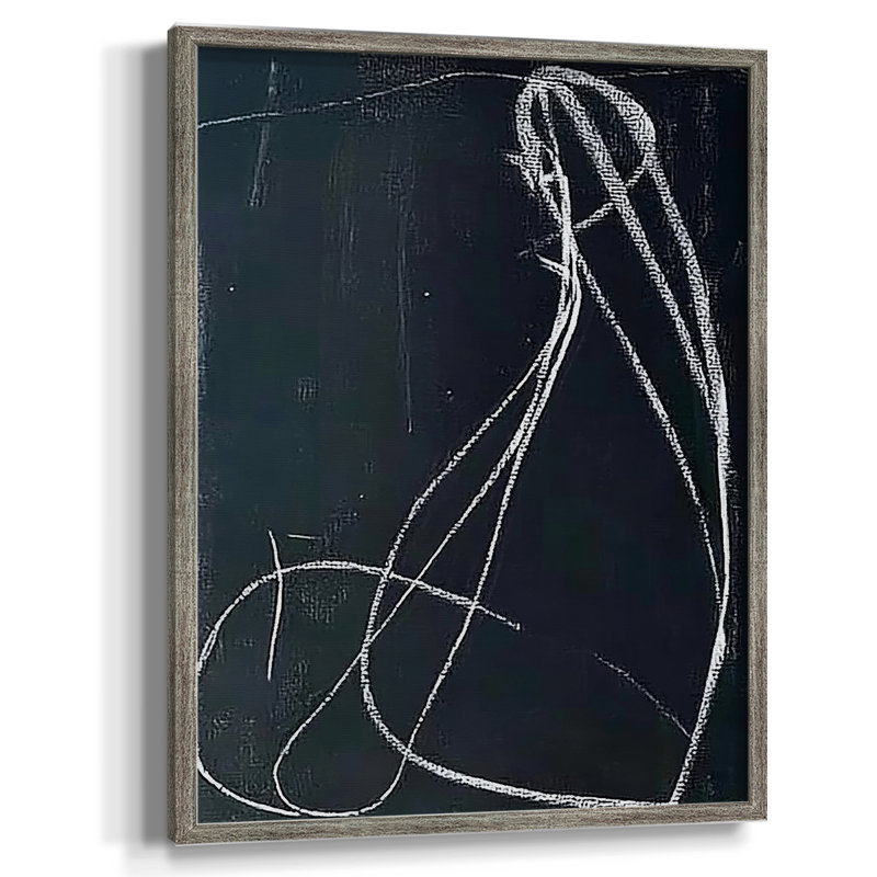 Série ABSTRACT DCXVII, reproduction encadrée - bois massif, H 21 po x l 17 po