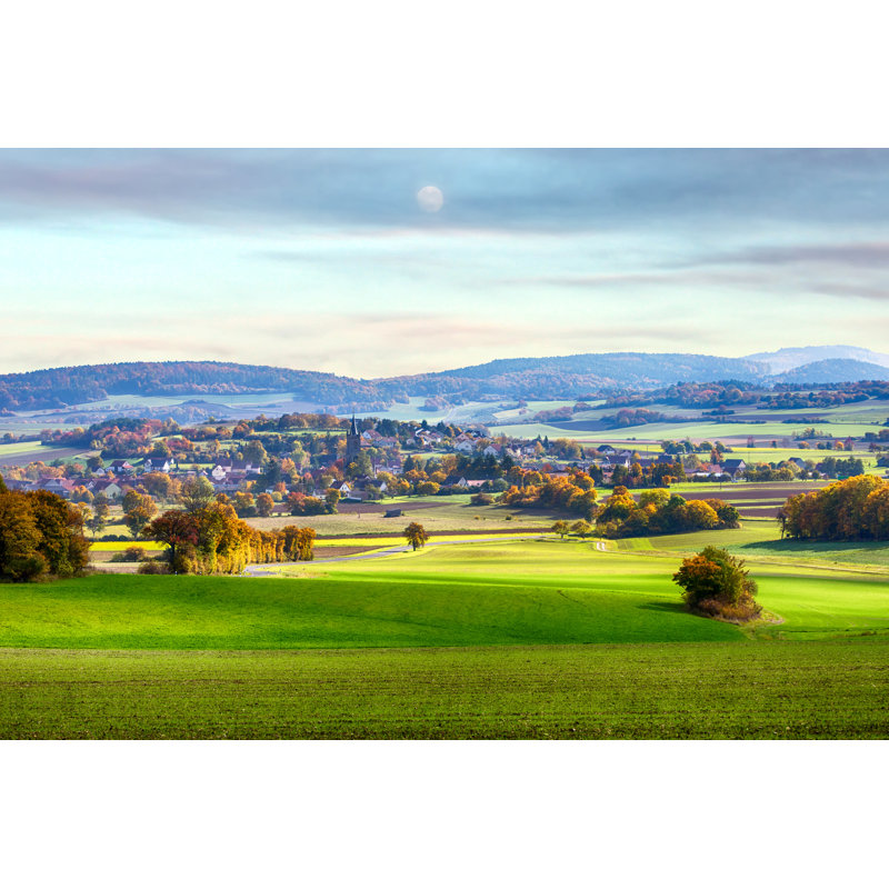 Photographie de campagne bavaroise sur toile par Werner Images, H 8 po x l 12 po x P 1,25 po