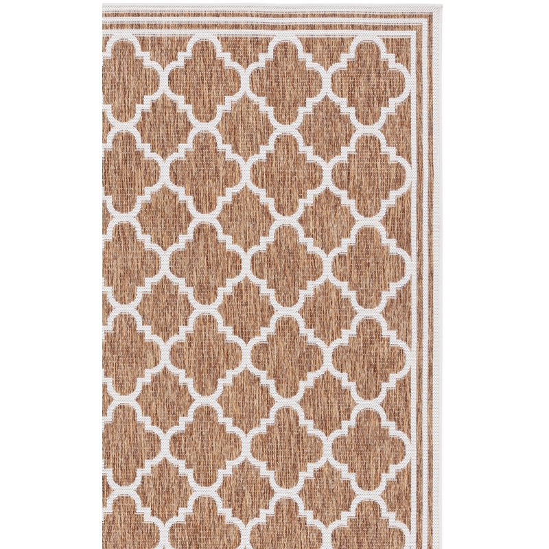 Tapis d'intérieur / extérieur à motif géométrique Omveer Performance, Tapis de couloir 2 pi 2 po x 10 pi