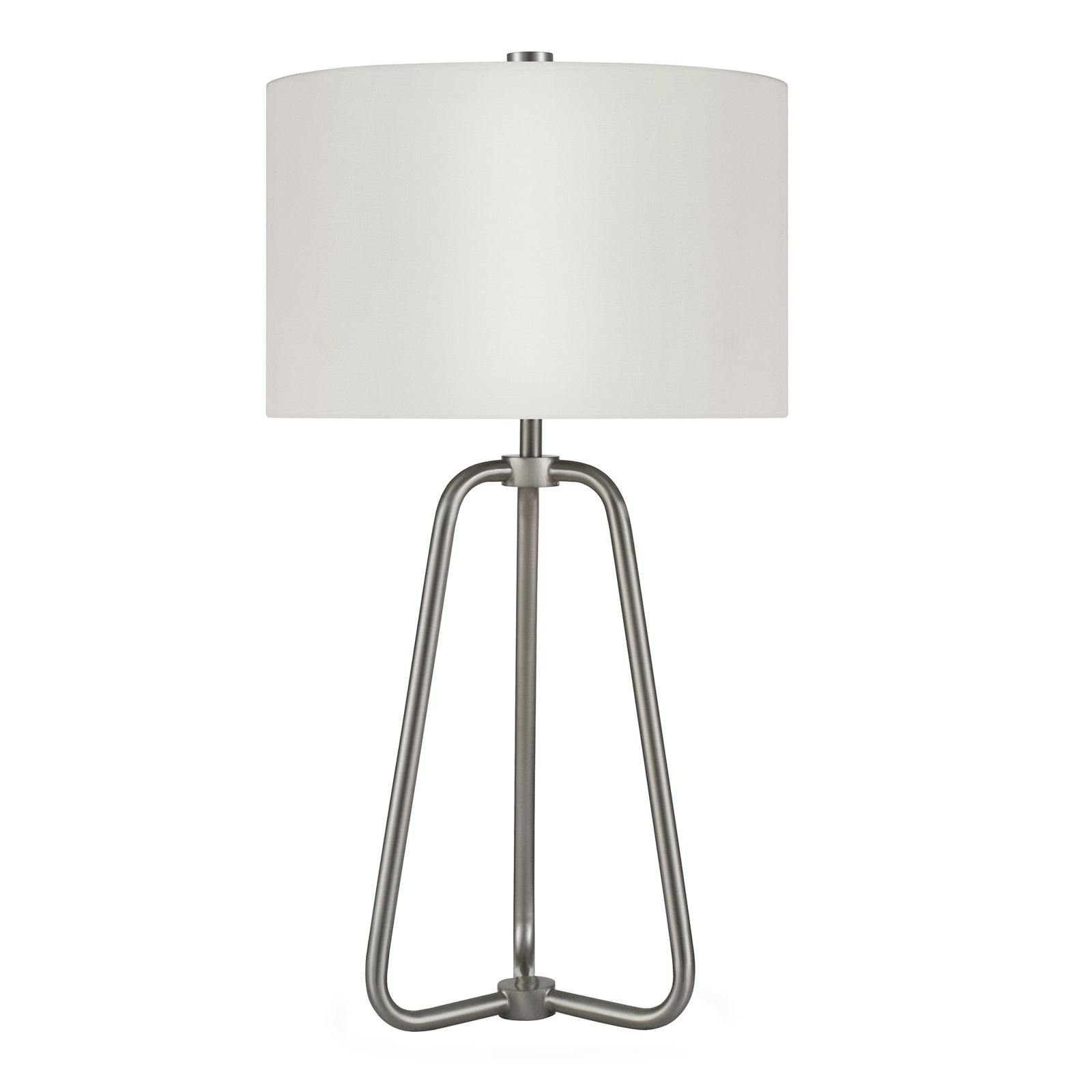 Gio Table Lamp, Brushed Nickel