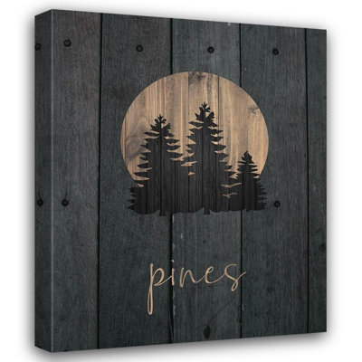 Loon Peak® Hogan, Melody Gallery Wrapped Canvas Art Titled: Wilderness Wood 03