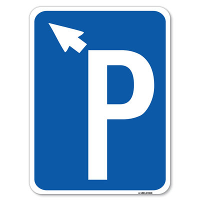 P Symbol (With Up Arrow Pointing Left)/23510