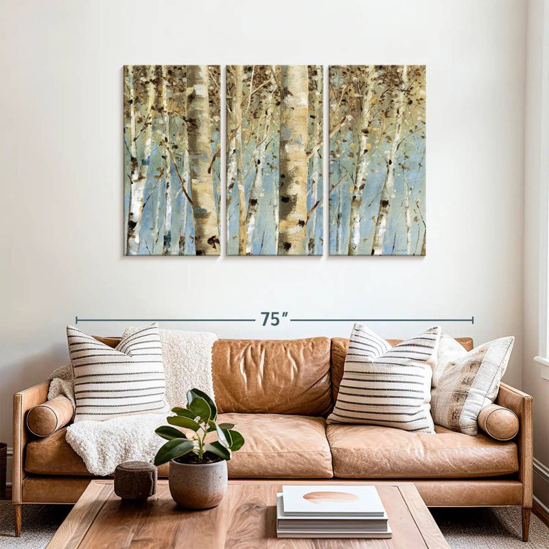 Harnek Birch White Forest I, H 36 po x l 57 po
