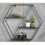 Jadee 3 Piece Hexagon Metal Tiered Shelf-454456336