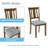 Elegant 5-piece Wooden Dining Table Set