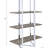 Libby Chrome Finish Bookshelf