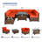 Wyckhoff 8 - Person Outdoor Seating Group with Cushions-1553409990