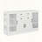 Modern Sideboard with Power Outlet and Acrylic Doors-6085047