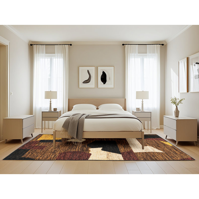 Tapis abstrait moderne 1828, Rectangle 5 pi x 8 pi