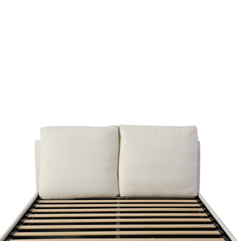 Upholstered Ottoman Storage Bed, Double (4'6)
