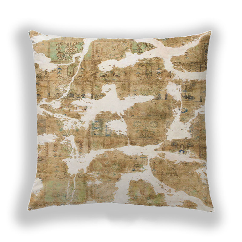 Coussin décoratif abstrait 1129, Microsuède