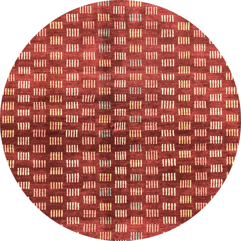Tapis abstrait moderne 3417, Rond 3 pi