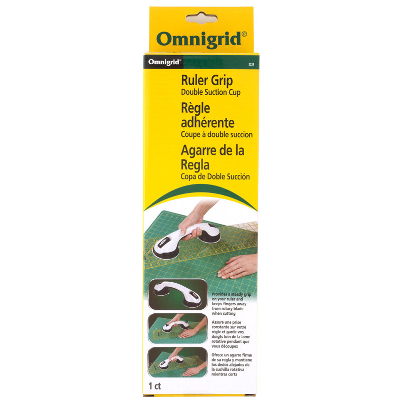 Omnigrid Ruler Grip Double Suction Cup