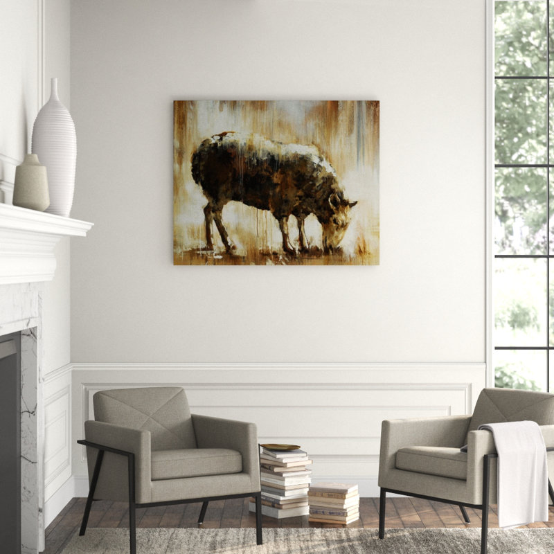 Black Sheep Print by Chelsea Art Studio, 36" H x 45" W, Outdoor