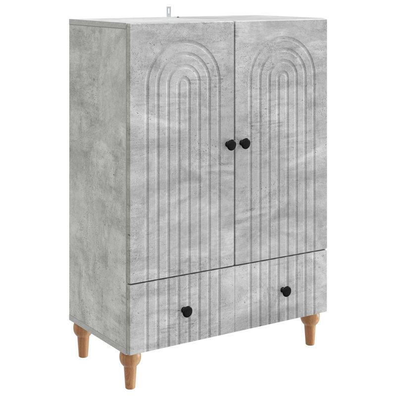 66cm Sideboard, Concrete Grey