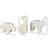 Cole And Grey Marble Small Rounded Safari Animals Sculpture With Copper Accents-1975296396-1975296399