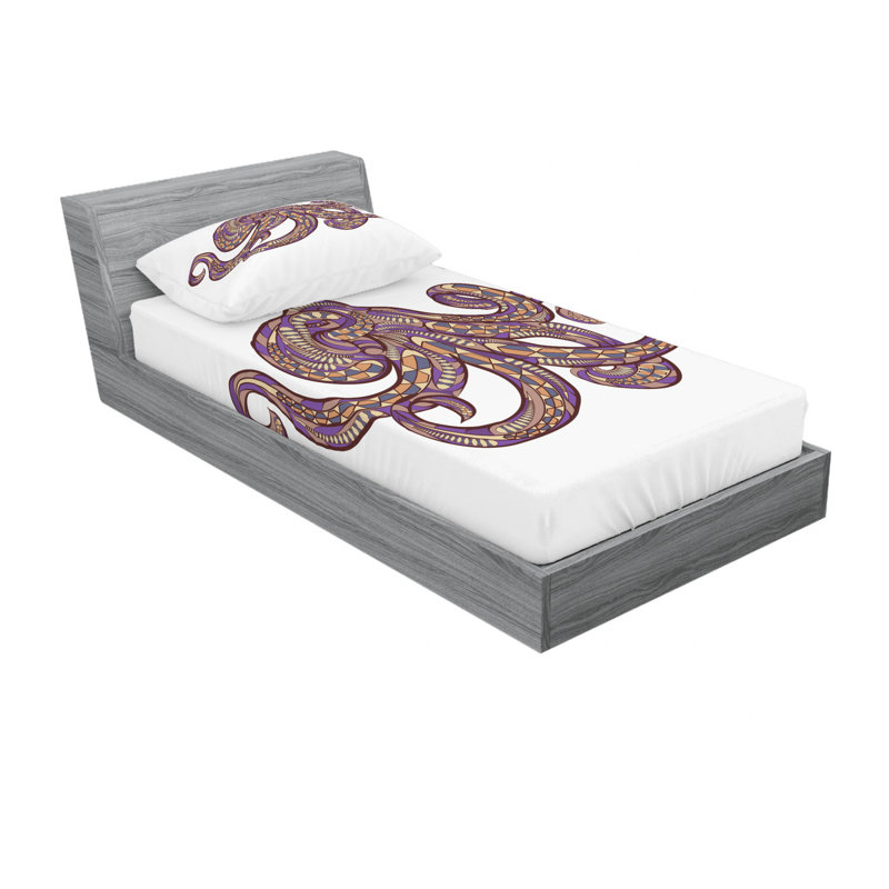 Microfiber Sheet Set, Twin Sheet Set with Fitted Sheet