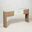 Console Mid-Century en bois massif-775390389