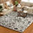 Patricia Authentic Hand-Tufted Handmade Black & Cream Modern Classic Paisley Wool Area Rug-553428317