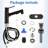 Single Handle Matte Black Bathroom Faucet With Pull-Out Spray Function And Overflow Drain, Trendsetting Style Basin Deck Plate, Black, Sleek Look-121639278