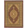 Tapis décoratif rouge oriental Lozoya